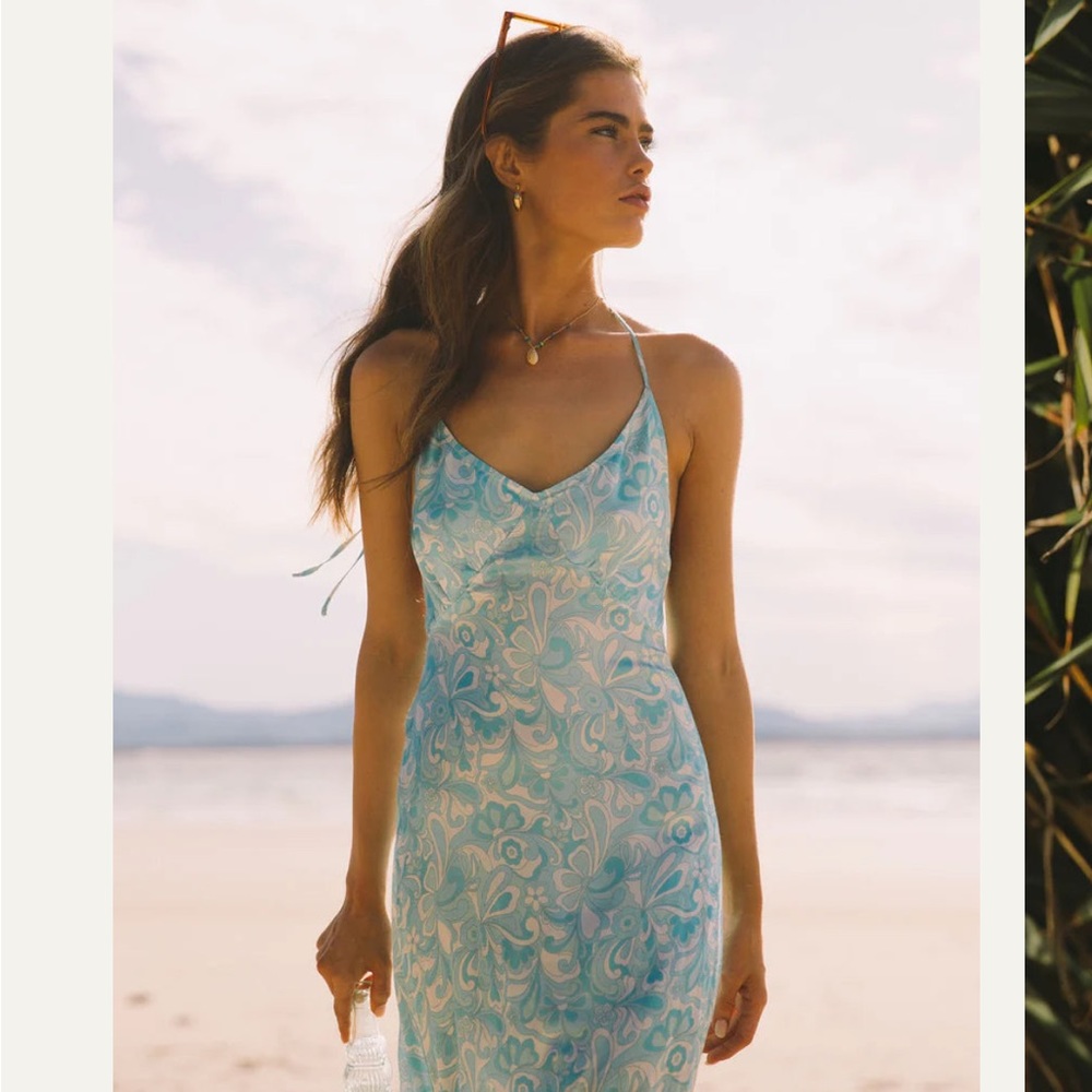 Araminta James La Mer silky maxy dress
